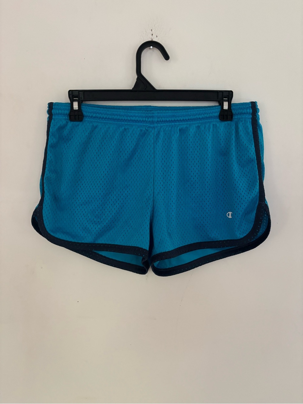 Champion Blue Mesh Running Athletic Shorts Women’s Large